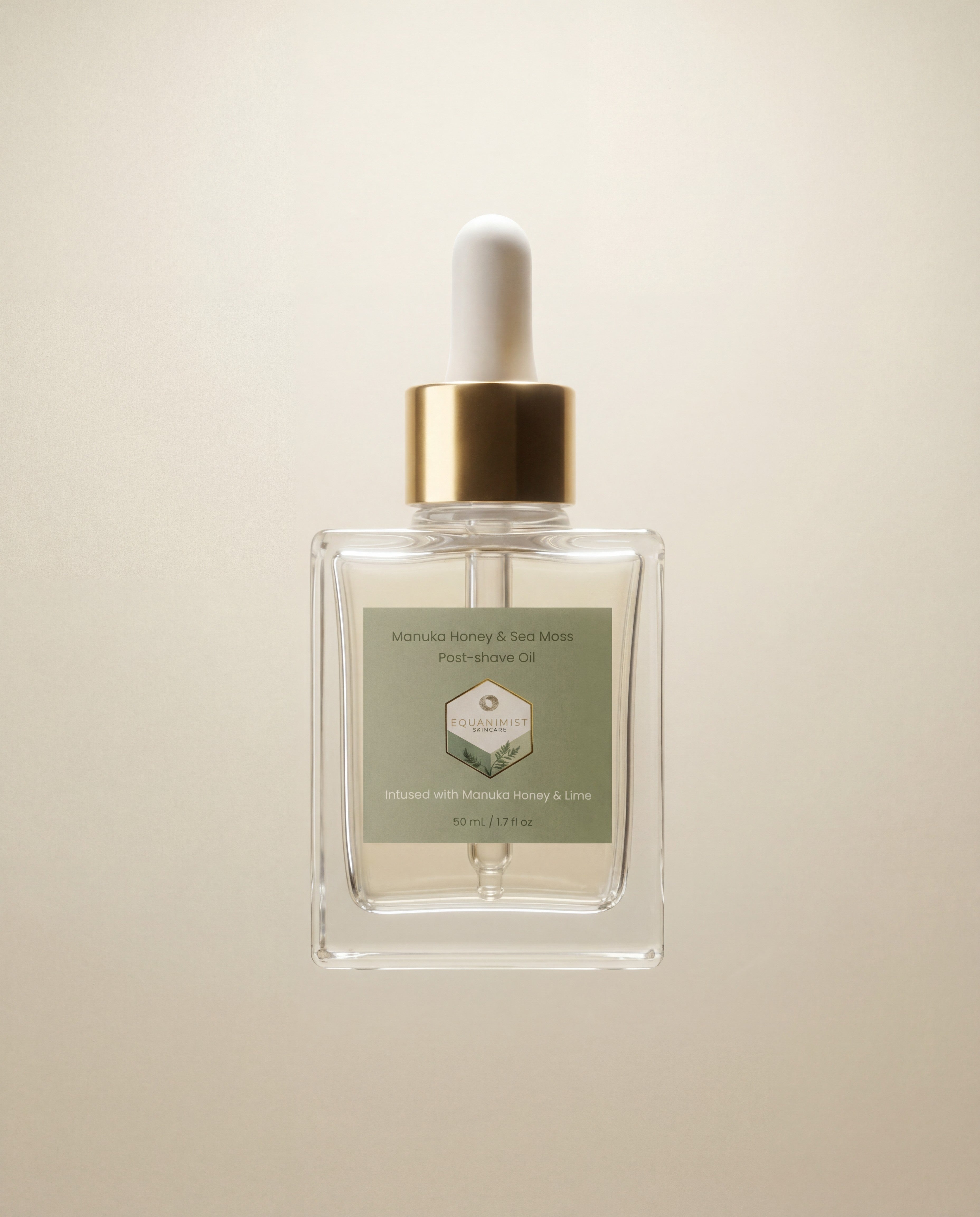 Manuka Honey Post-Shave Oil with Sea Moss for Nourished Skin