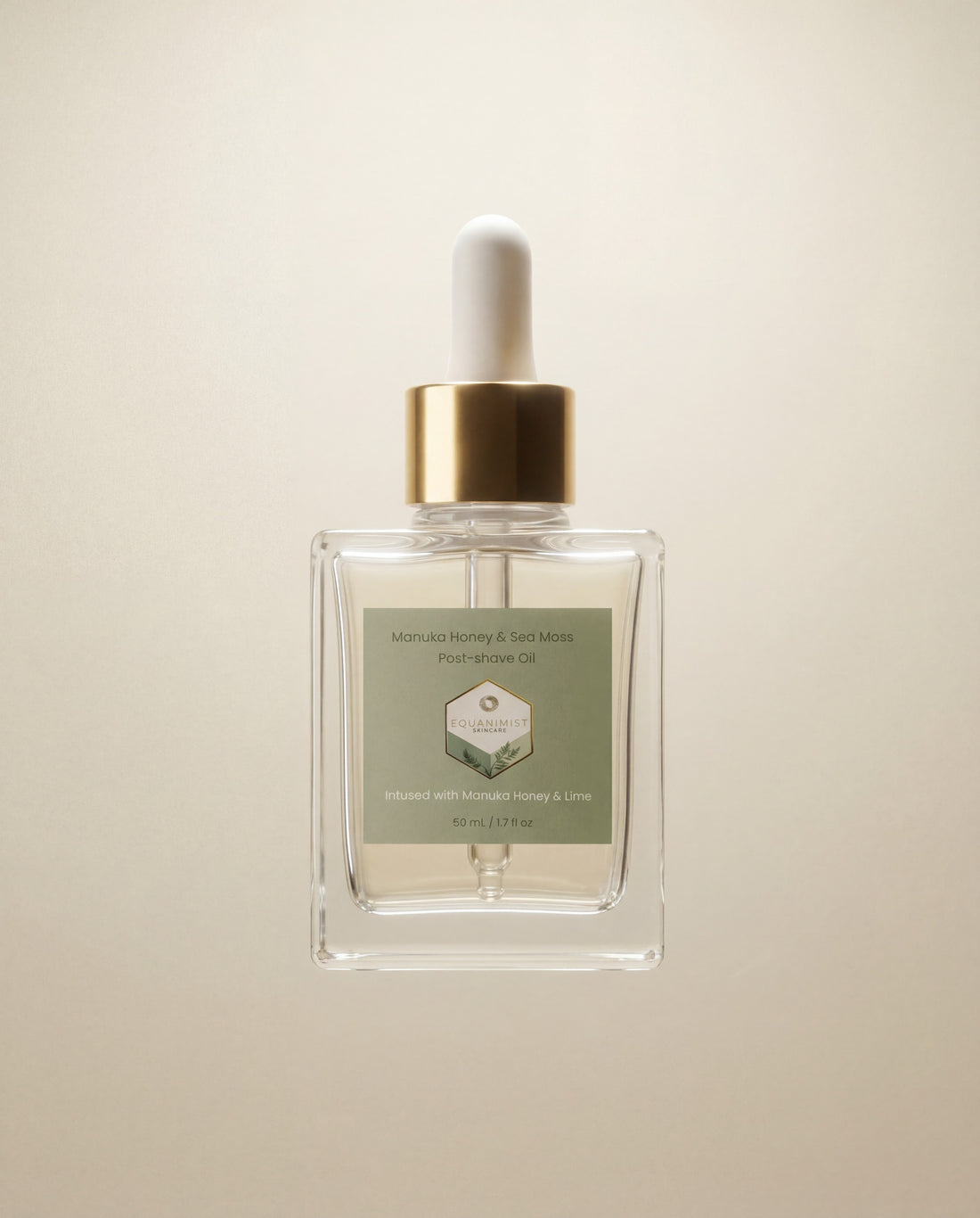 Manuka Honey Post-Shave Oil with Sea Moss for Nourished Skin